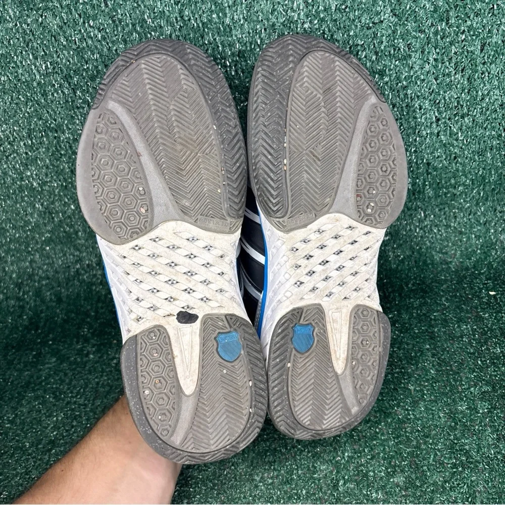 K-Swiss Men's Bigshot Blue/Charcoal Tennis Athletic Shoes Size 10